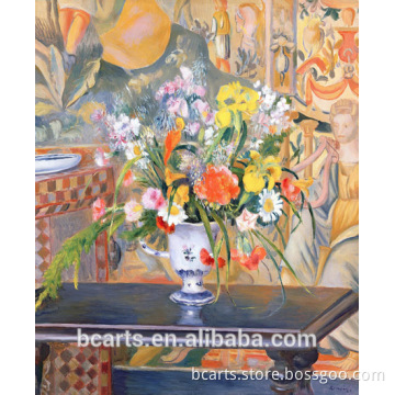 Bright color flower painting for home decoration